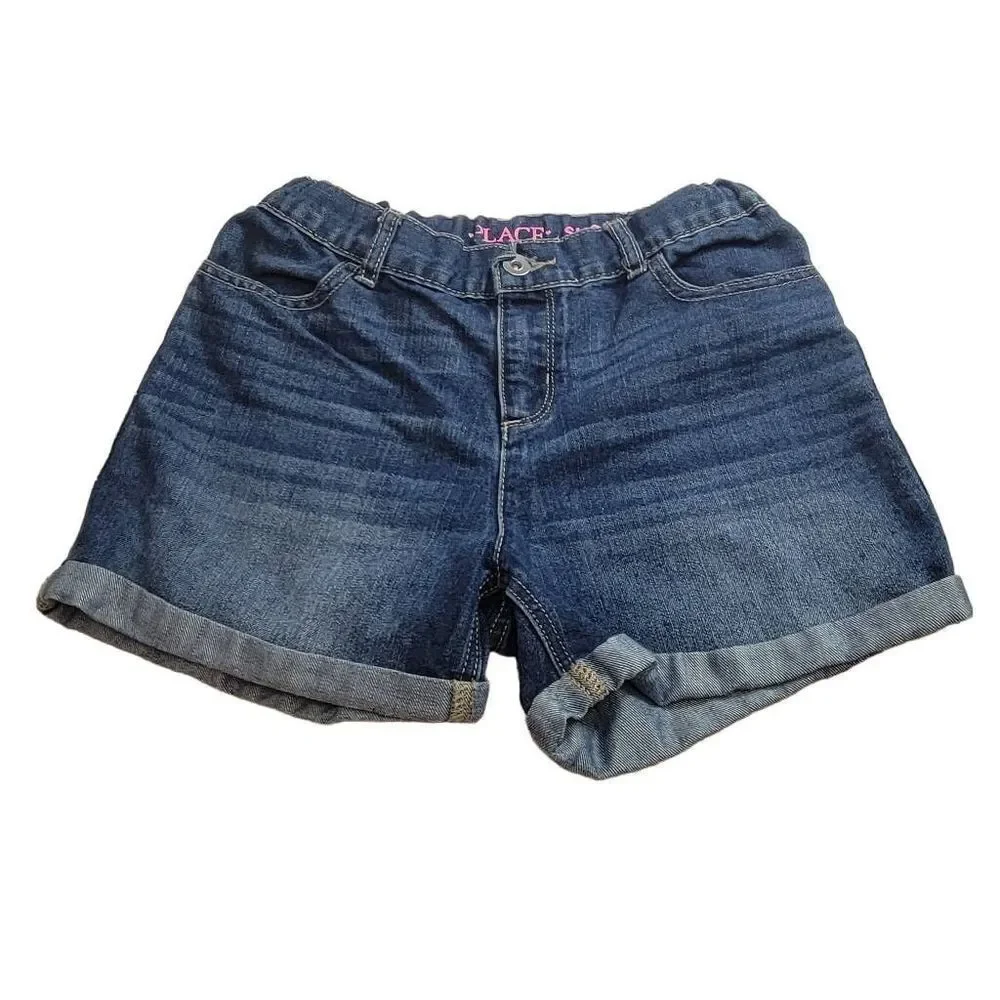 Children's Place denim shortie shorts 14